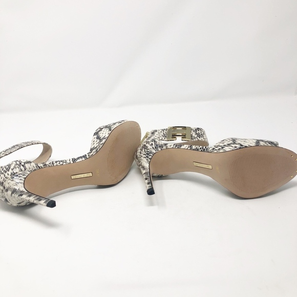 Louise et Cie Gordon High Heel Python Sandal NWOT - Picture 4 of 8